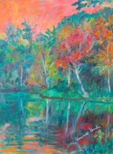 Blue Ridge Parkway Artist is Becoming a Regular at The Aquatic Center and Maybe that Word should be Revised...